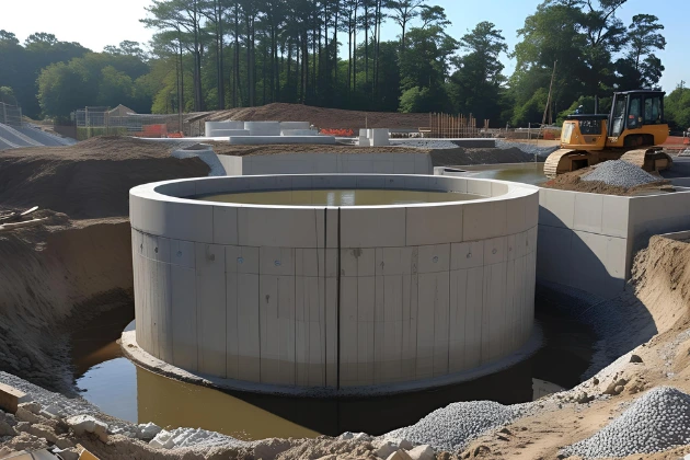 Precast RCC Sump Tank Construction