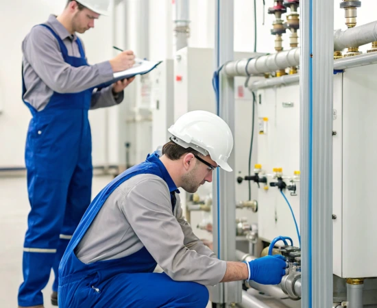 Testing & Commissioning in Comprehensive leak-proof and flow testing to ensure system functionality before handover. Final inspection reports and certifications are provided for client assurance.