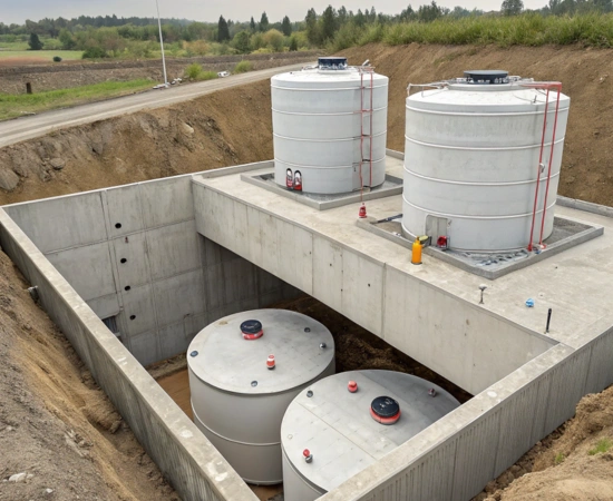 Underground RCC Water Tanks